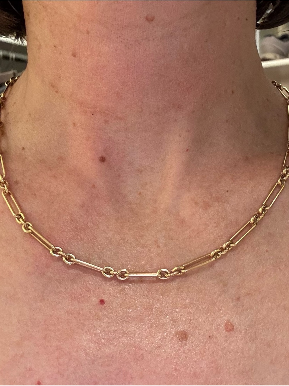 David Yurman 18k gold Lexington chain - 18inches
